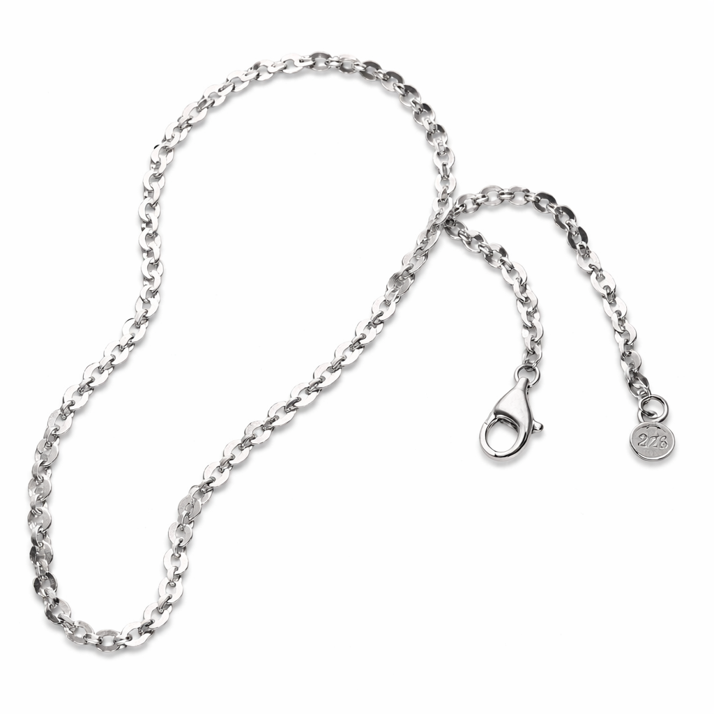 Pre-Owned Silpada Sterling Silver Oxidized Mini Interlocking Disk Necklace - Retired Design
