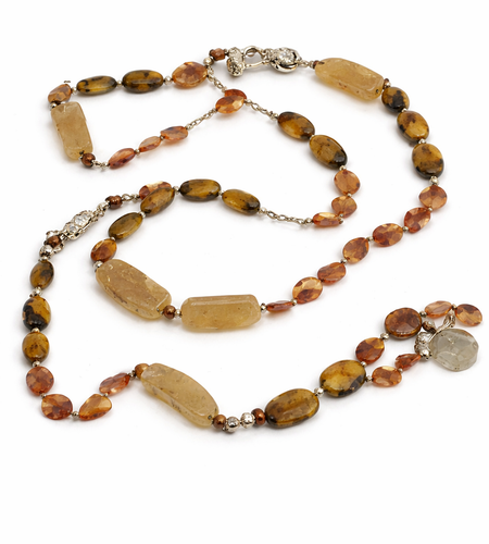 Pre-Owned Silpada Multi-Material Silpada 35" Necklace - Retired Design