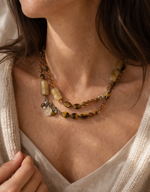 Load image into Gallery viewer, Pre-Owned Silpada Multi-Material Silpada 35" Necklace - Retired Design
