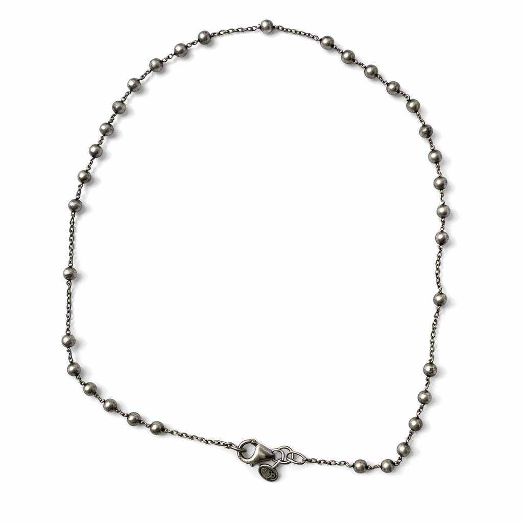 Pre-Owned Silpada Sterling Silver Bead Necklace - Retired Design