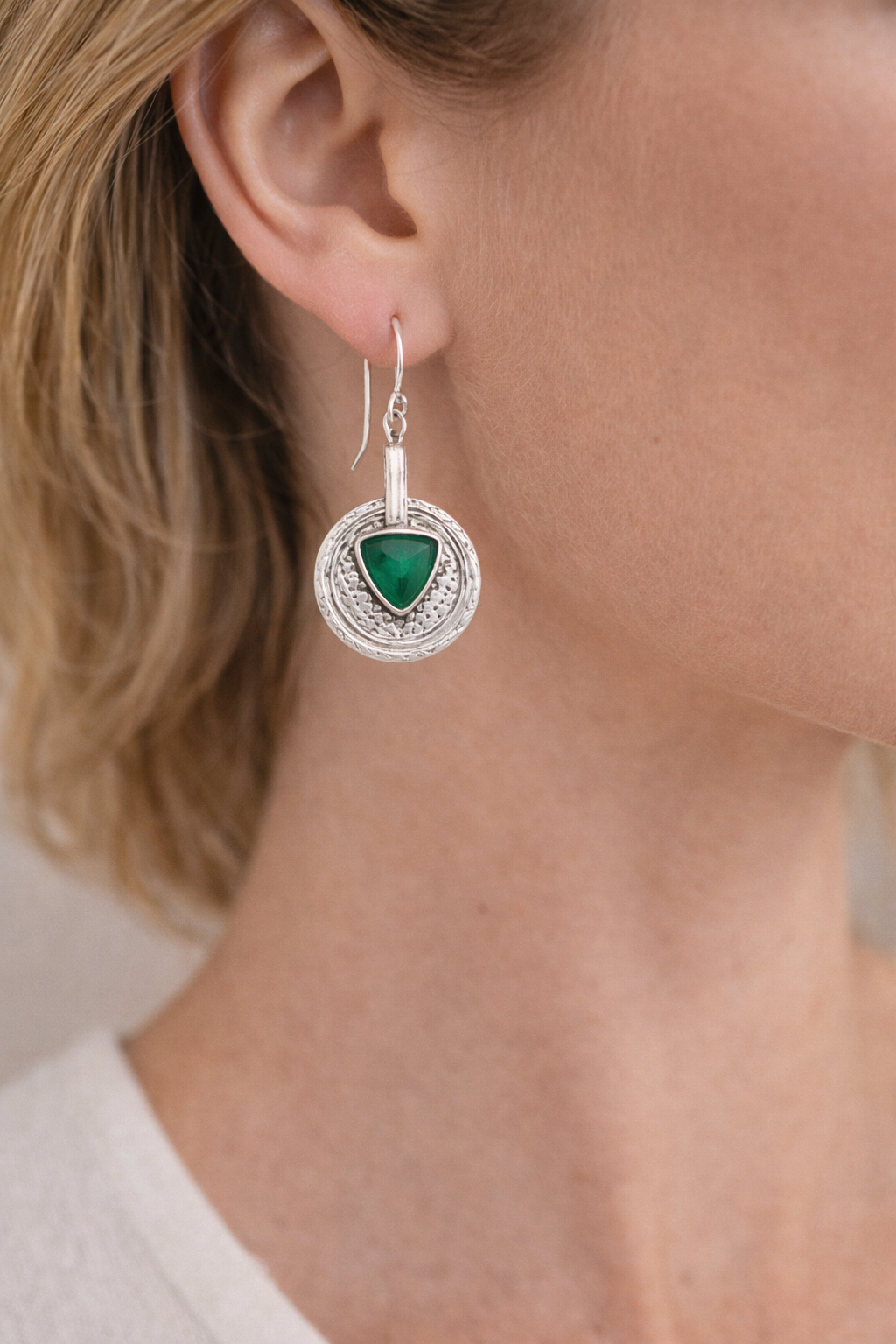 Pre-Owned Silpada EMERALD ISLE Earrings