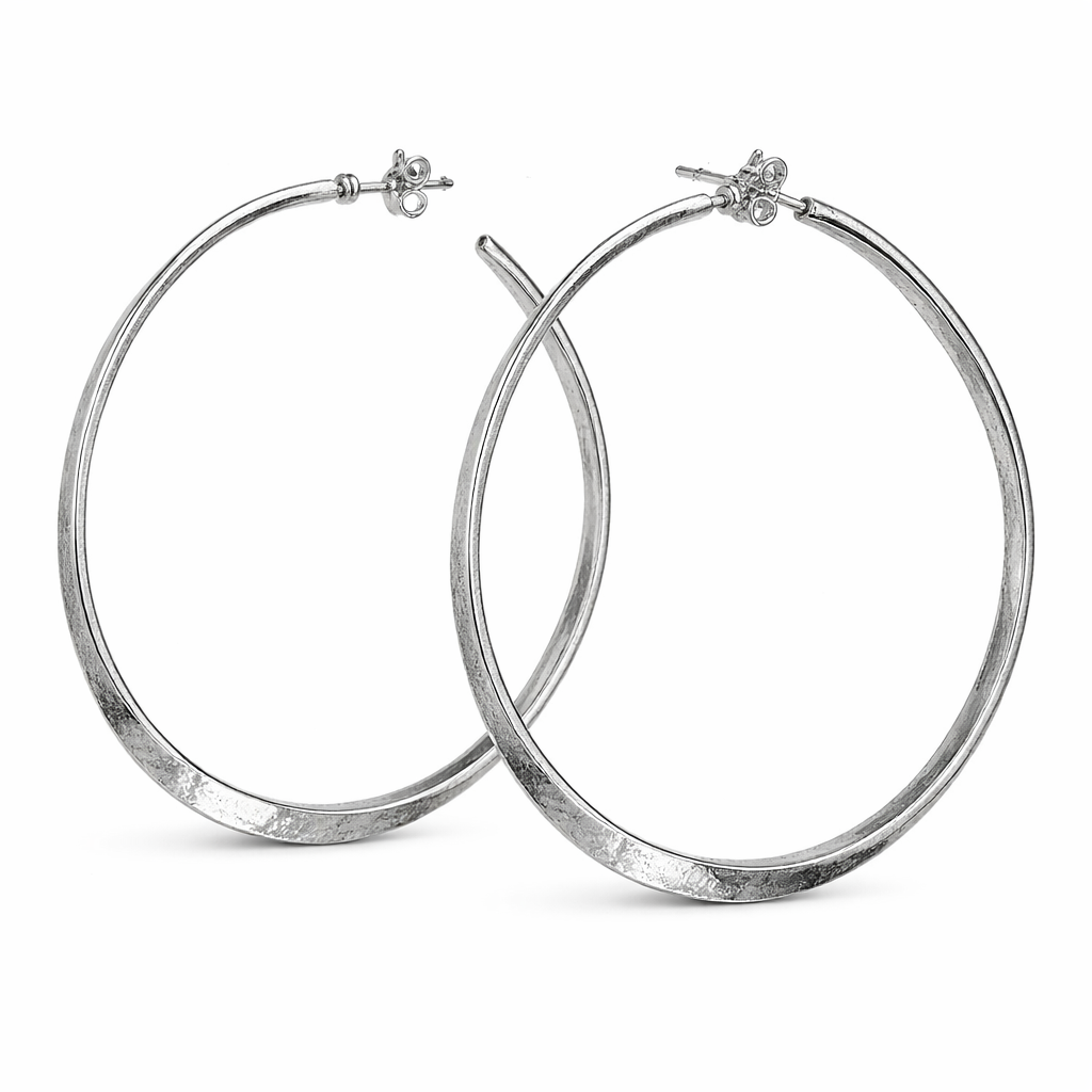 Pre-Owned Silpada Sterling Silver Hoop Earrings