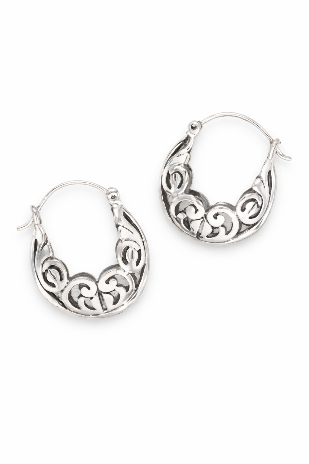 Pre-Owned Silpada Sterling Silver Filigree Earrings