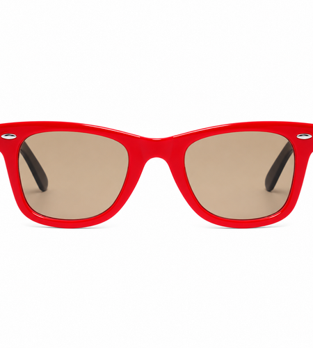 Ray-Ban RB2140 Wayfarer Sunglasses – Black & Red Frame | Made in Italy