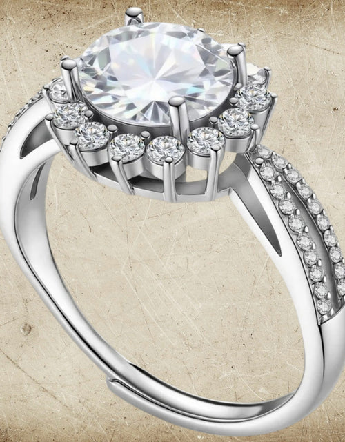 Load image into Gallery viewer, Simply Savvy Stellar Halo Moissanite Ring
