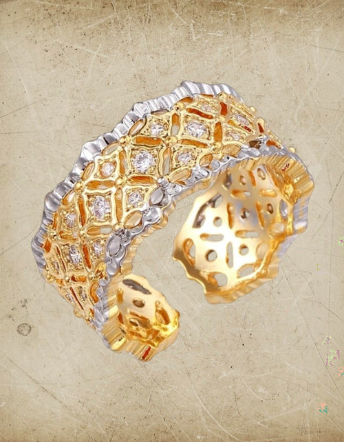 Load image into Gallery viewer, Simply Savvy Lattice Luxe Ring
