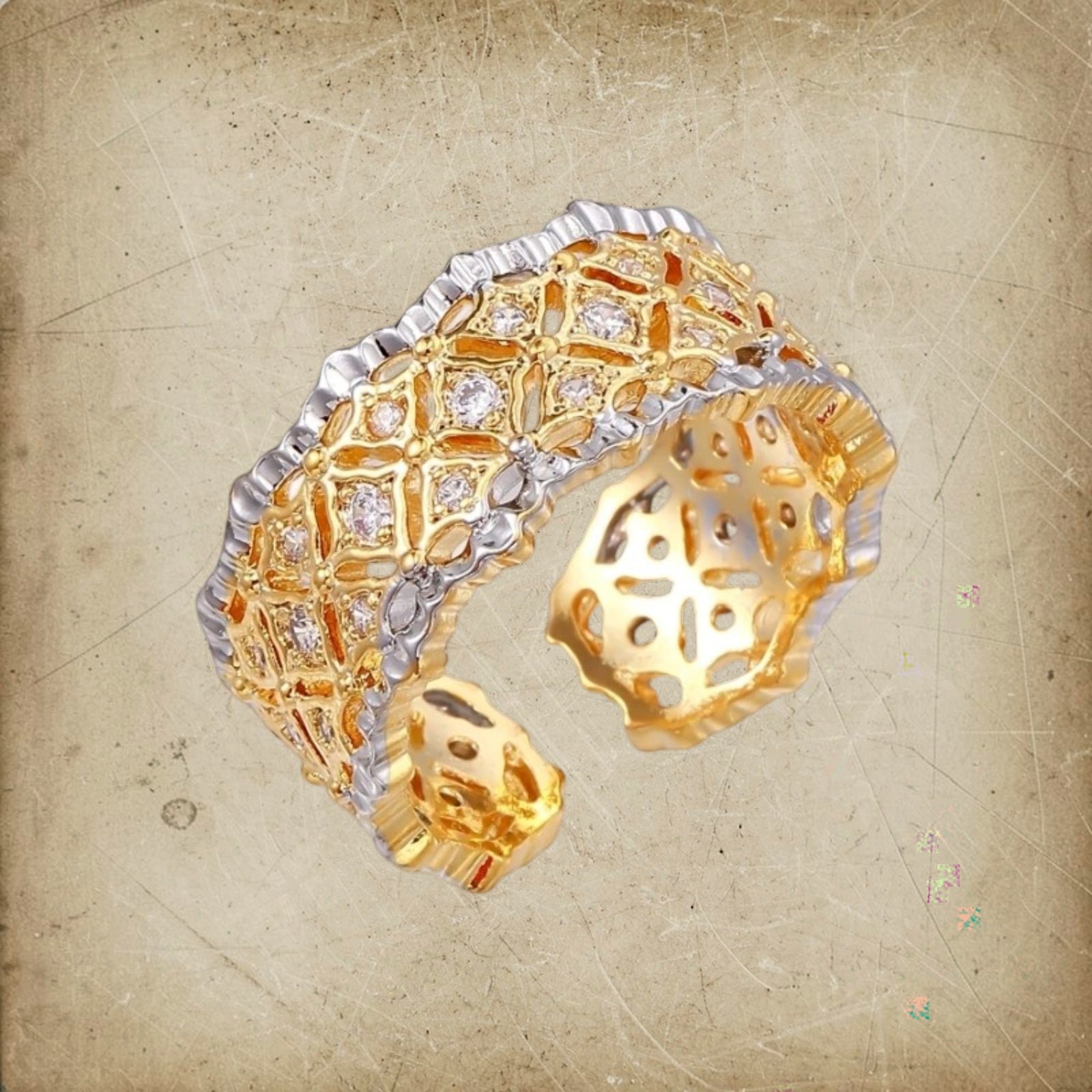 Simply Savvy Lattice Luxe Ring