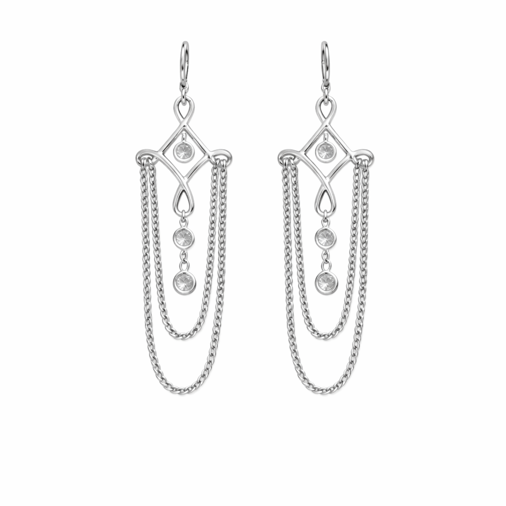 Pre-Owned Silpada Sterling Silver & CZ Earrings