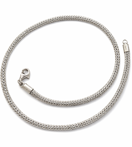 Pre-Owned Silpada Silver Omega Necklace - Retired Design