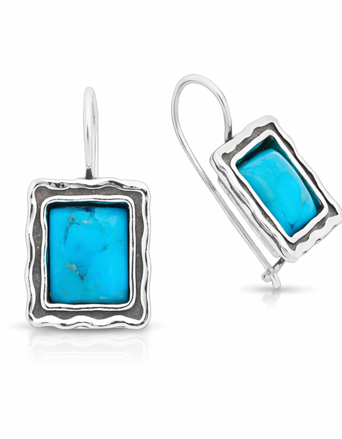 Load image into Gallery viewer, Pre-Owned Silpada Sterling Silver &amp; Turquoise Earrings
