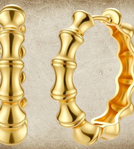 Simply Savvy Bamboo Segment Hoops