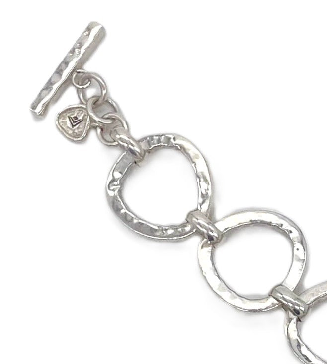 Pre-Owned Silpada RUSH Sterling Silver Bracelet - Retired Design