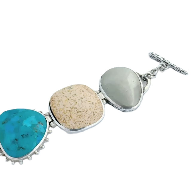 Pre-Owned Silpada Multi-Stone Bracelet - Retired Design