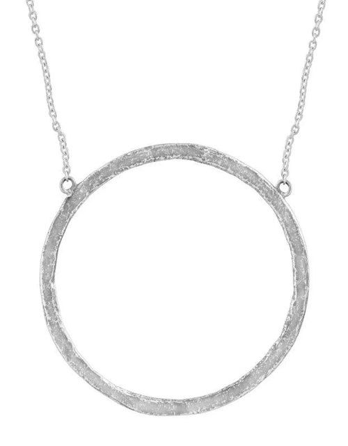 Load image into Gallery viewer, Pre-Owned Silpada Sterling Silver Circle Pendant Necklace N3087
