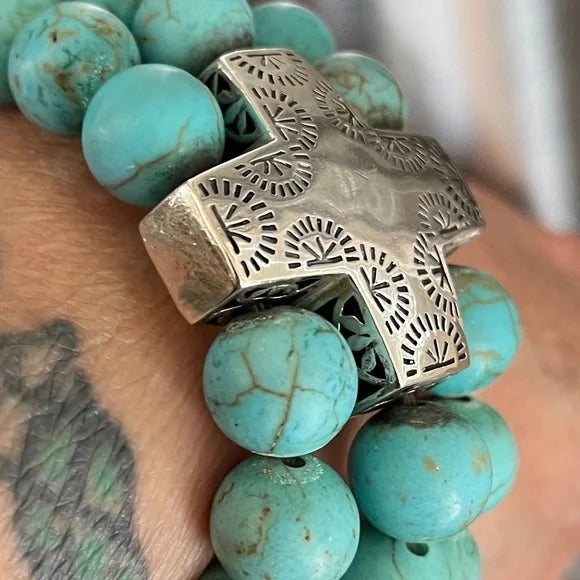 Pre-Owned Silpada DEVOTION Stretch Bracelet - Retired Design