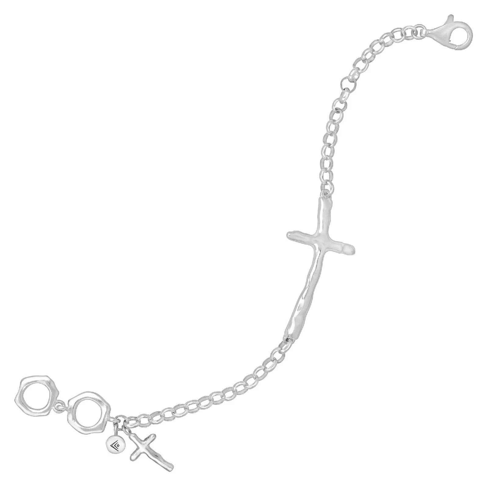 Pre-Owned Silpada In Good Faith Sterling Silver Bracelet - Retired Design