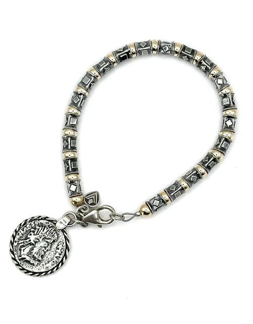 Load image into Gallery viewer, Pre-Owned Silpada Sterling silver and 14k Gold-Filled Bracelet - Retired Design
