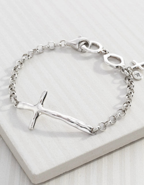 Load image into Gallery viewer, Pre-Owned Silpada In Good Faith Sterling Silver Bracelet - Retired Design
