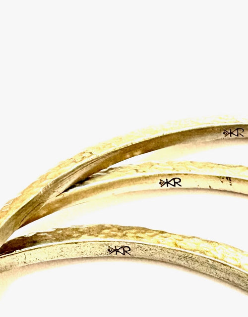 Load image into Gallery viewer, Pre-Owned SILPADA K &amp; R "Carnivale" Brass Crystal Enamel Bangle Set (3) - Retired Design
